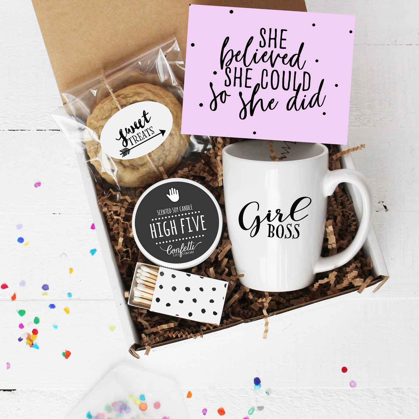 graduation gifts her cookie believe set